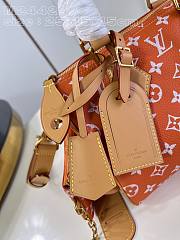 Fortok Louis Vuitton Speedy Bandoulière 25 Monogram Leather Bag Orange M24429 25x15x15cm - 6