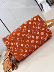 Fortok Louis Vuitton Speedy Bandoulière 25 Monogram Leather Bag Orange M24429 25x15x15cm - 5