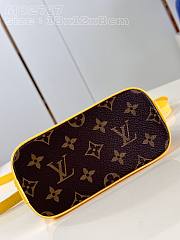 Fortok Louis Vuitton Nano Alma Bag Brown and Yellow M82717 18x12x8cm - 2