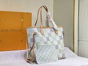 Fortok Louis Vuitton Neverfull MM Bag Pistachio N40668 31x28x14cm - 5