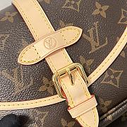 Fortok Louis Vuitton Saumur BB Bag Monogram Canvas M46740 20x16x7.5cm - 6