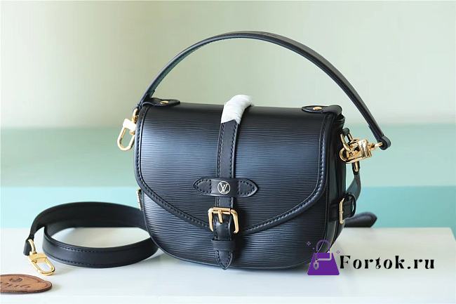Fortok Louis Vuitton Saumur BB Bag Black M23469 20x16x7.5cm - 1
