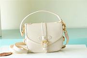 Fortok Louis Vuitton Saumur BB Bag White M23746 20x16x7.5cm - 1