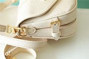 Fortok Louis Vuitton Saumur BB Bag White M23746 20x16x7.5cm - 6