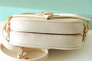 Fortok Louis Vuitton Saumur BB Bag White M23746 20x16x7.5cm - 3