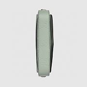 Fortok Gucci GG Super Mini Shoulder Bag Pale Green Leather 772794 21x13.5x3cm - 2