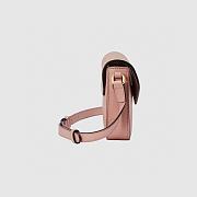 Fortok Gucci GG Super Mini Shoulder Bag Rose Beige Leather 772794 21x13.5x3cm - 3