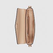Fortok Gucci GG Super Mini Shoulder Bag Light Beige Leather 772794 21x13.5x3cm - 6