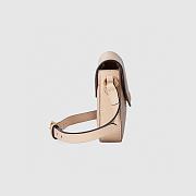 Fortok Gucci GG Super Mini Shoulder Bag Light Beige Leather 772794 21x13.5x3cm - 4