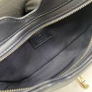 Fortok Gucci Moon Side Mini Shoulder Bag Beige & Blue Original GG Canvas 786015 12x24x5cm - 5