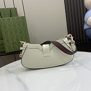 Fortok Gucci Moon Side Mini Shoulder Bag White 786015 12x24x5cm - 5