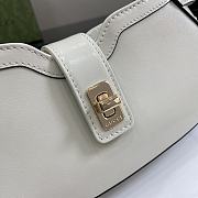 Fortok Gucci Moon Side Mini Shoulder Bag White 786015 12x24x5cm - 2