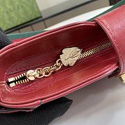 Fortok Gucci Moon Side Mini Shoulder Bag Red 786015 12x24x5cm - 6