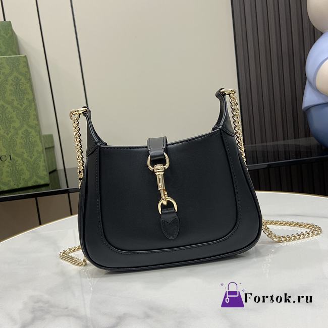 Fortok Gucci Jackie Notte Bag in Black 782889 19.5x18x3.5cm - 1
