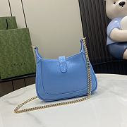 Fortok Gucci Jackie Notte Bag in Blue 782889 19.5x18x3.5cm - 6