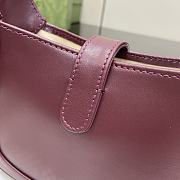 Fortok Gucci Jackie Notte Bag in Burgundy 782889 19.5x18x3.5cm - 2