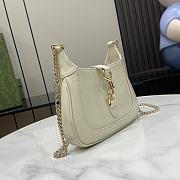 Fortok Gucci Jackie Notte Bag in White 782889 19.5x18x3.5cm - 4
