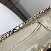 Fortok Gucci Jackie Notte Bag in White 782889 19.5x18x3.5cm - 3