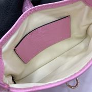Fortok Gucci Jackie Notte Bag in Pink 782889 19.5x18x3.5cm - 5