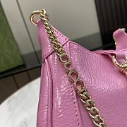 Fortok Gucci Jackie Notte Bag in Pink 782889 19.5x18x3.5cm - 2