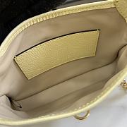 Fortok Gucci Jackie Notte Bag in Light Yellow 782889 19.5x18x3.5cm - 3