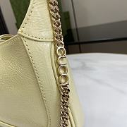 Fortok Gucci Jackie Notte Bag in Light Yellow 782889 19.5x18x3.5cm - 5