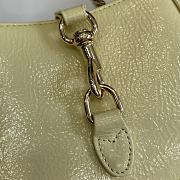 Fortok Gucci Jackie Notte Bag in Light Yellow 782889 19.5x18x3.5cm - 2