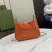 Fortok Gucci Jackie Notte Bag in Orange 782889 19.5x18x3.5cm - 6