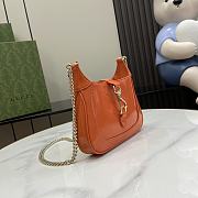 Fortok Gucci Jackie Notte Bag in Orange 782889 19.5x18x3.5cm - 5