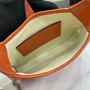 Fortok Gucci Jackie Notte Bag in Orange 782889 19.5x18x3.5cm - 3