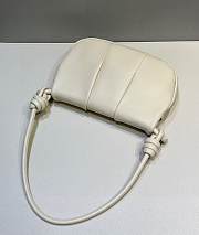 Fortok Loewe Paseo Satchel Bag in White 25x17x8cm - 5