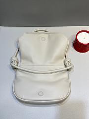 Fortok Loewe Paseo Satchel Bag in White 25x17x8cm - 6