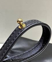 Fortok Loewe Paseo Satchel Bag in Black 25x17x8cm - 4