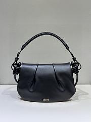 Fortok Loewe Paseo Satchel Bag in Black 25x17x8cm - 3