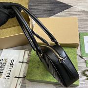 Fortok Gucci GG Marmont Small Top Handle Bag in Black 795199 25.5x15.5x6.5cm  - 5