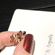 Fortok Van Cleef & Arpels Clover Three-flower Earrings Gold/Rose Gold/Silver - 2