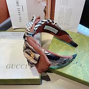 Fortok Gucci Classic Fabric Bow Headband Black/Brown - 6