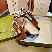 Fortok Gucci Classic Fabric Bow Headband Black/Brown - 5