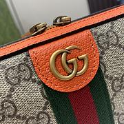 Fortok Gucci Ophidia GG Small Crossbody Bag Beige and Orange 699439 23.5x16x4.5cm - 2