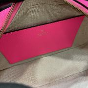 Fortok Gucci Ophidia GG Small Crossbody Bag Beige and Pink 699439 23.5x16x4.5cm - 3