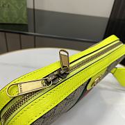 Fortok Gucci Ophidia GG Small Crossbody Bag Beige and Fluorescent Yellow 699439 23.5x16x4.5cm - 6