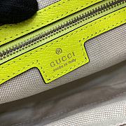 Fortok Gucci Ophidia GG Small Crossbody Bag Beige and Fluorescent Yellow 699439 23.5x16x4.5cm - 4