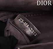 Fortok Dior Lady D-Joy Bag Metallic Purple 22x12x6cm - 4