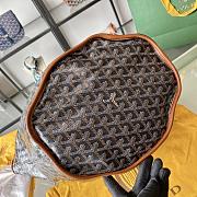 Fortok Goyard Belharra Reversible Tote Bag White and Black 57x27x35cm - 6
