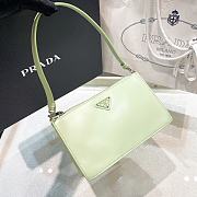 Fortok Prada Saffiano Leather Mini Bag in Green 1BC155 20x12x4.5cm - 1