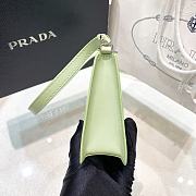 Fortok Prada Saffiano Leather Mini Bag in Green 1BC155 20x12x4.5cm - 3