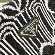 Fortok Prada Cleo Knitted Jacquard Bag 1BC499 27x19x5cm - 4