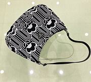 Fortok Prada Cleo Knitted Jacquard Bag 1BC499 27x19x5cm - 3