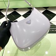 Fortok Prada Cleo Brushed Leather Shoulder Bag Purple 27cm - 3