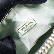 Fortok Prada Crystal Triangle Bag Green 1BH190 26x14x12cm - 2